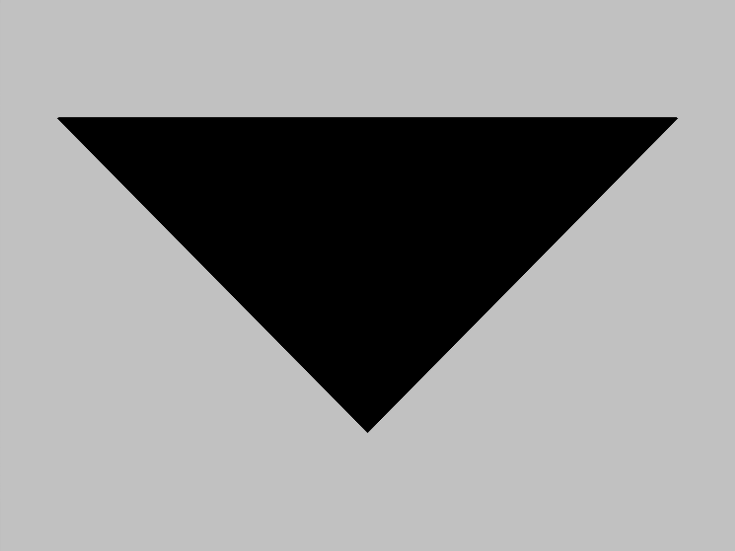 Plain Triangle Matte Satin with Attached Inner